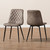 Baxton Studio Roberta Mid-Century Modern Light Brown Fabric Upholstered Shell Dining Chair Set