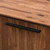 Baxton Studio Sierra Mid-Century Modern Brown Wood 3-Drawer Sideboard