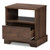 Baxton Studio Burnwood Modern and Contemporary Walnut Brown Finished Wood 1-Drawer Nightstand