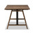 Baxton Studio Nico Rustic Industrial Metal and Distressed Wood Adjustable Height Work Table