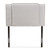 Baxton Studio Ibbie Modern and Contemporary Greyish Beige Fabric Twin and Full Size Expandable Headboard
