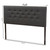 Baxton Studio Windsor Modern and Contemporary Dark Grey Fabric Headboard