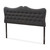 Baxton Studio Emma Modern and Contemporary Dark Grey Fabric Headboard