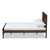 Baxton Studio Harlan Modern Classic Mission Style Brown-Finished Wood Platform Bed