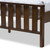 Baxton Studio Harlan Modern Classic Mission Style Brown-Finished Wood Platform Bed