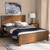 Baxton Studio Catalina Modern Classic Mission Style Brown-Finished Wood Platform Bed