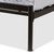 Baxton Studio Sabine Modern and Contemporary Black Finished Metal Platform Bed