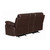 Coaster Myleene Motion Loveseat in Chestnut; Back View 