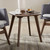 Baxton Studio Dahlia Mid-Century Modern Walnut Wood End Table