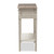 Baxton Studio Arte French Provincial Style Weathered Oak and White Wash Distressed Finish Wood Two-Tone 2-Drawer 1-Shelf Console Table