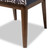 Baxton Studio Reece Mid-Century Modern 3-Piece Lounge Chair and Side Table Set
