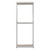 Baxton Studio Gavin White Metal 3-Shelf Closet Storage Racking Organizer