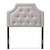 Baxton Studio Mars Modern and Contemporary Greyish Beige Fabric Headboard