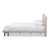 Baxton Studio Reena Modern and Contemporary Light Beige Fabric Platform Bed with Built-in Bench