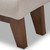 Baxton Studio Reena Modern and Contemporary Light Beige Fabric Platform Bed with Built-in Bench