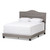 Baxton Studio Emerson Modern and Contemporary Light Grey Fabric Upholstered Bed