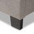 Baxton Studio Emerson Modern and Contemporary Light Grey Fabric Upholstered Bed