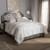 Baxton Studio Willis Modern and Contemporary Light Grey Fabric Upholstered Bed