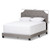 Baxton Studio Willis Modern and Contemporary Light Grey Fabric Upholstered Bed