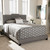 Baxton Studio Brunswick Modern and Contemporary Light Grey Fabric Upholstered Bed