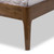 Baxton Studio Jupiter Mid-Century Modern Grey Fabric Upholstered Button-Tufted Platform Bed