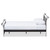 Baxton Studio Sienna Vintage Industrial Black Finished Metal Platform Bed