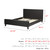 Fashion Bed Group Euro Upholstered Platform Bed Black 4