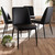 Baxton Studio Darcell Modern and Contemporary Black Faux Leather Upholstered Dining Chair