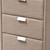 Baxton Studio Talia Modern and Contemporary Beige Fabric Upholstered 3-Drawer Nightstand