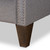 Baxton Studio Celine Modern and Contemporary Grey Fabric Upholstered Button-Tufted 2-Seater Loveseat