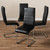 Baxton Studio Marlys Modern and Contemporary Black Faux Leather Upholstered Dining Chair