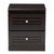 Baxton Studio Carine Modern and Contemporary Wenge Brown Finished 2-Drawer Nightstand