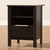 Baxton Studio Hamish Modern and Contemporary Wenge Brown Finished 1-Drawer Nightstand