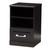 Baxton Studio Odelia Modern and Contemporary Wenge Brown Finished 1-Drawer Nightstand