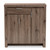 Baxton Studio Laverne Modern and Contemporary Oak Brown Finished Shoe Cabinet