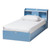 Baxton Studio Aeluin Contemporary Children's Blue and White Finished Platform Bed