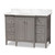 Baxton Studio Murray 48-Inch Transitional Grey Finished Wood and Marble Sink  Bathroom Vanity