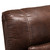 Baxton Studio Salomo Modern and Contemporary Brown Faux Leather Upholstered 6-Piece Sectional Recliner Sofa with 3 Reclining Seats