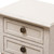 Baxton Studio Lenore Country Cottage Farmhouse Whitewashed 2-Drawer Nightstand