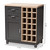 Baxton Studio Maxime Modern and Contemporary Grey and Light Oak Finished Wine Cabinet