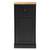 Baxton Studio Marcel Farmhouse and Coastal Dark Grey and Oak Brown Finished Kitchen Cabinet