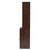 Baxton Studio Laurana Modern and Contemporary Dark Walnut Finished Kitchen Cabinet and Hutch