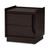 Baxton Studio Larsine Modern and Contemporary Brown Finished 2-Drawer Nightstand