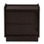 Baxton Studio Larsine Modern and Contemporary Brown Finished 2-Drawer Nightstand