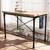 Baxton Studio Perin Vintage Rustic Industrial Style Wood and Bronze-Finished Steel Multipurpose Kitchen Island Table