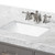 Baxton Studio Yolanda 48-Inch Modern and Contemporary Grey Finished Wood and Marble Single Sink Bathroom Vanity