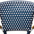 Baxton Studio Eliane Classic French Indoor and Outdoor Navy and White Bamboo Style Stackable Bistro Dining Chair Set