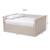 Baxton Studio Amaya Modern and Contemporary Light Beige Fabric Upholstered Daybed