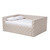 Baxton Studio Anabella Modern and Contemporary Light Beige Fabric Upholstered Daybed