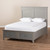 Baxton Studio Indira Transitional Grey Finished Wood Bedroom Set